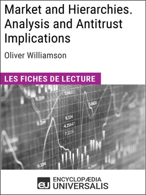 cover image of Market and Hierarchies. Analysis and Antitrust Implications d'Oliver Williamson
